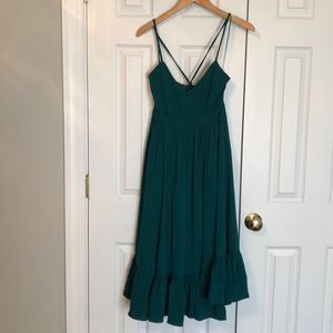 J.CREW Drapey Spaghetti Strap Dress